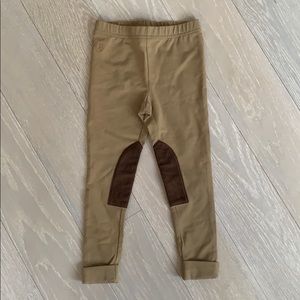 Polo Ralph Lauren girls khaki leggings size 4T